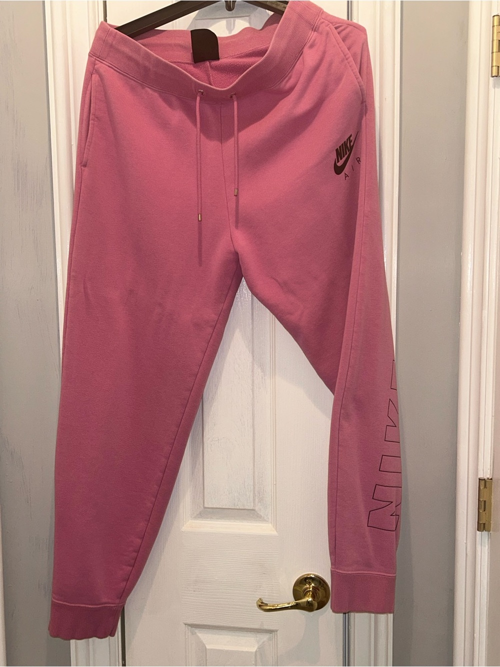 Pink Nike Air Sweatpants Size L